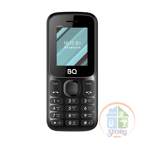 BQ 1848 Step+ Black+Blue,SC6531E, 1, 208MHZ, ThreadX, 32 Mb, 32 Mb, 2G GSM 850/900/1800/1900, Bluetooth V2.1+EDR Экран: 1.77 ", 5:4, 128*160, TN Основ