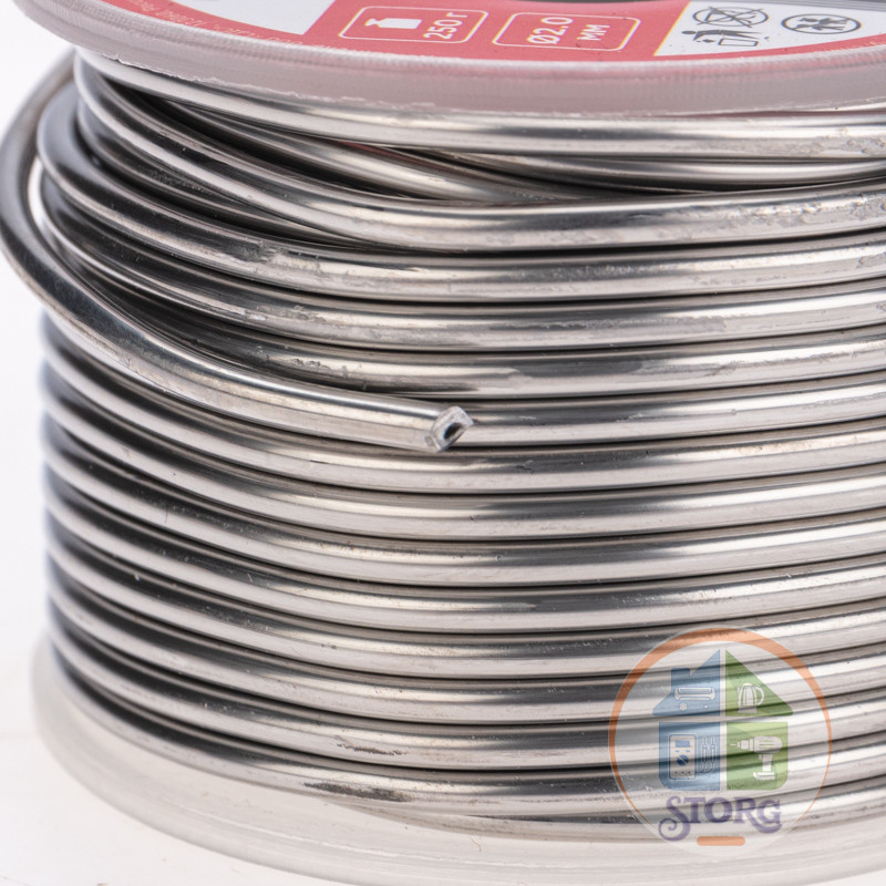 Припой с канифолью REXANT, 250 г d=2.0 мм (Sn60 Pb40 Flux 2.2 %)