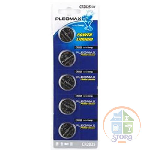 АКЦИЯ! Элемент питания PLEOMAX Lithium CR2016 BL5