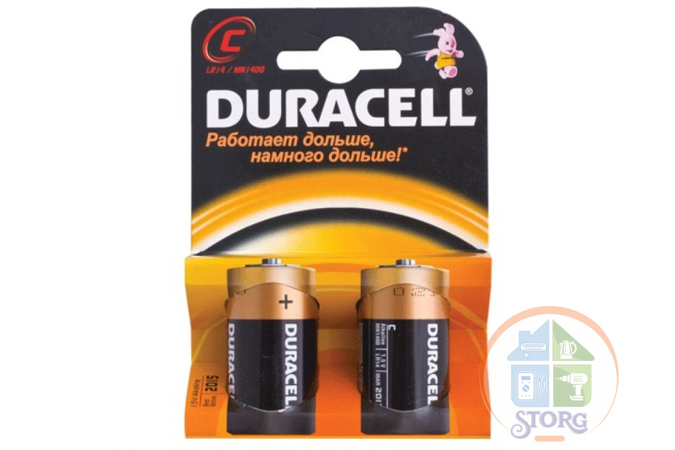 Элемент питания Duracell LR14-BL2 NEW 2*20 CN i