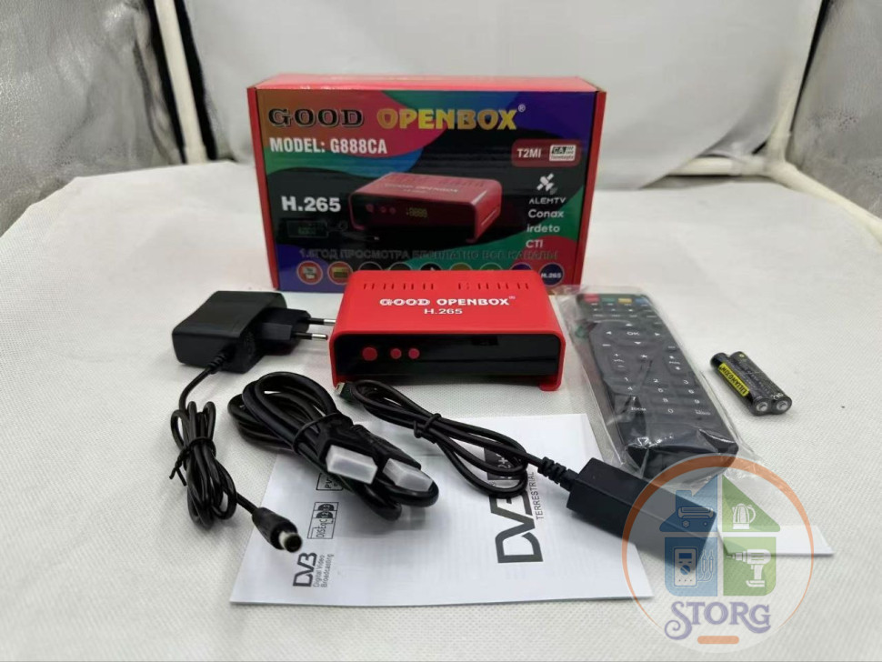 Спутниковый ТВ ресивер GOOD OPENBOX G888CA DVB-S, S2, T2-MI, Conax, Irdeto