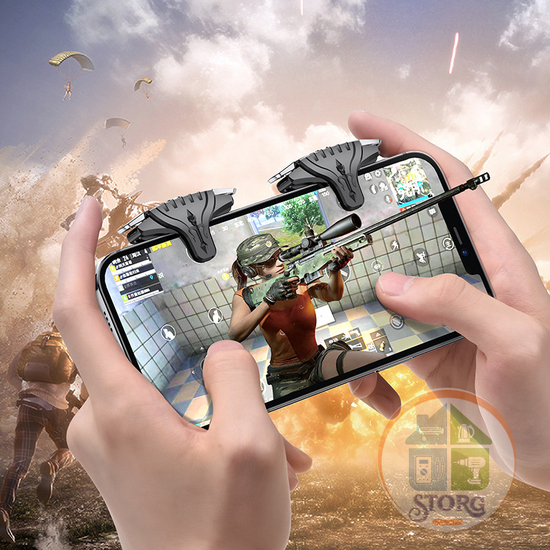 Геймпад Borofone BG2 Spartan mobile game button (black silver)