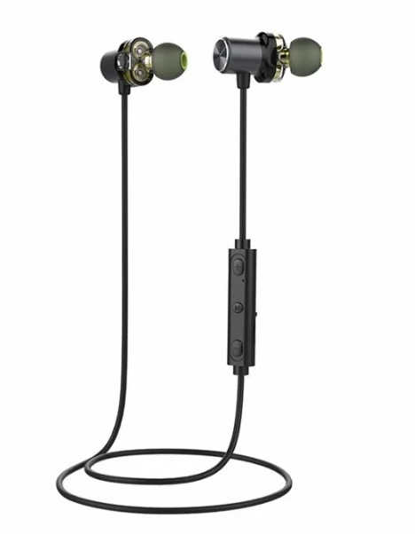 Вакуумные внутриканальные Bluetooth наушники Awei X-650BL Gray