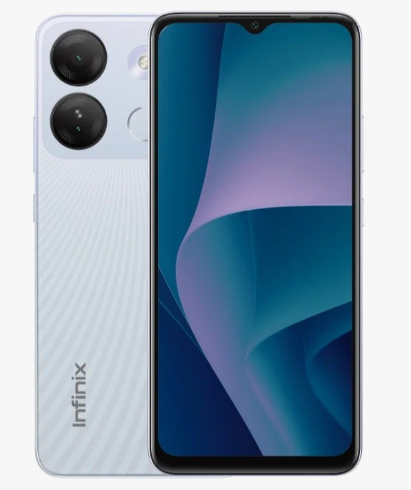 Смартфон Infinix Smart 7 HD 2/64Gb White,8x(1.6 ГГц), 2 Гб, 2 SIM, IPS, 1612x720, камера 8+0.3 Мп, 4G, GPS, 5000 мА*ч