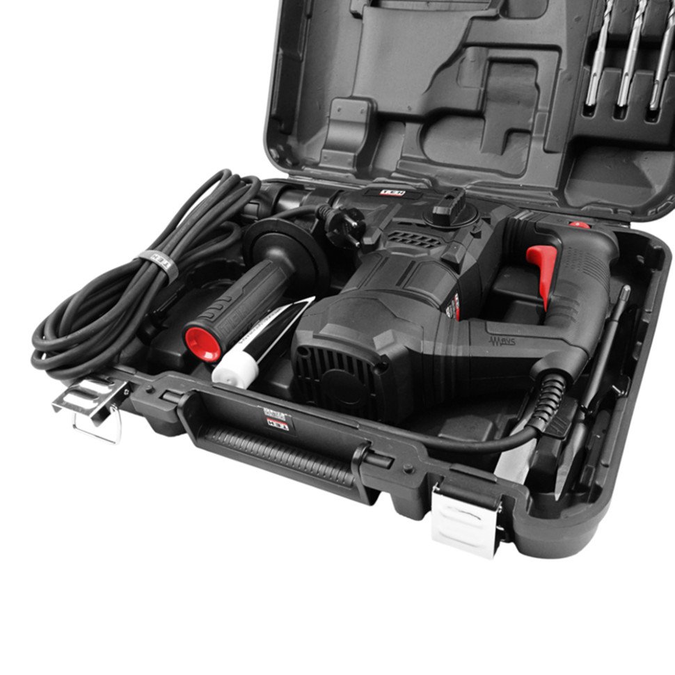 Перфоратор щеточный TEH TH3515V, 1500Вт, 220В, 3реж., 920 об/мин, 4250уд/мин, SDS‑plus, виброзащита Перфоратор щеточный TEH TH3515V, 1500Вт, 220В, 3реж., 920 об/мин, 4250уд/мин, SDS‑plus, виброзащита