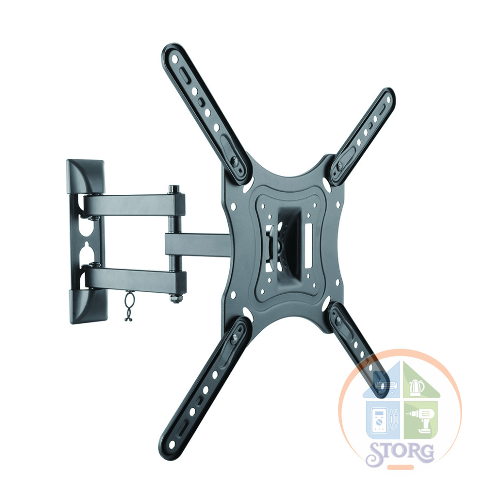 Кронштейн для телевизора наклонно-поворотный 23-55" [59-139см] до 30кг. UM870 [черн] Ultra