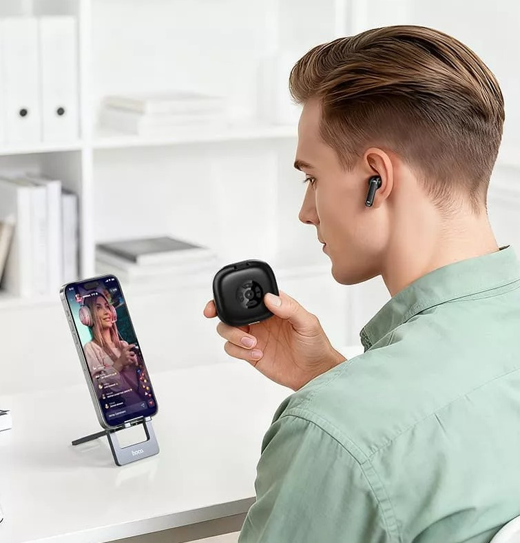 Беспроводные Bluetooth-наушники HOCO EW204 Verso true wireless (черный) Беспроводные Bluetooth-наушники HOCO EW204 Verso true wireless (черный)