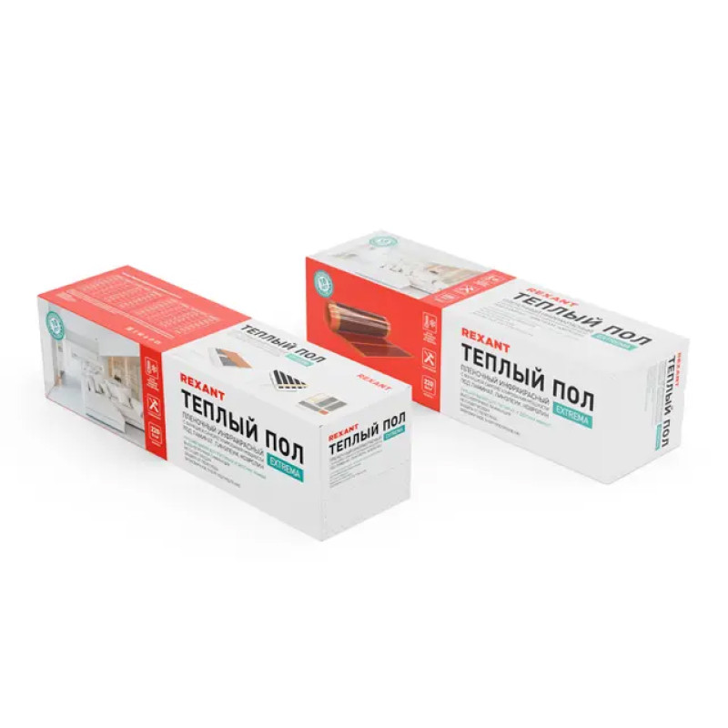 Саморегулирующийся пленочный теплый пол REXANT Extrema 220 4м, 0,5х8м, 880Вт