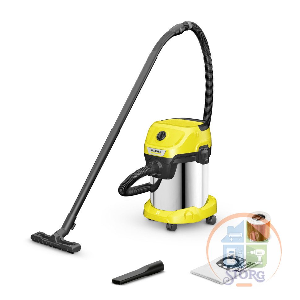 Хозяйственный пылесос KARCHER WD 3 S V-17/4/20 1.628-135.0