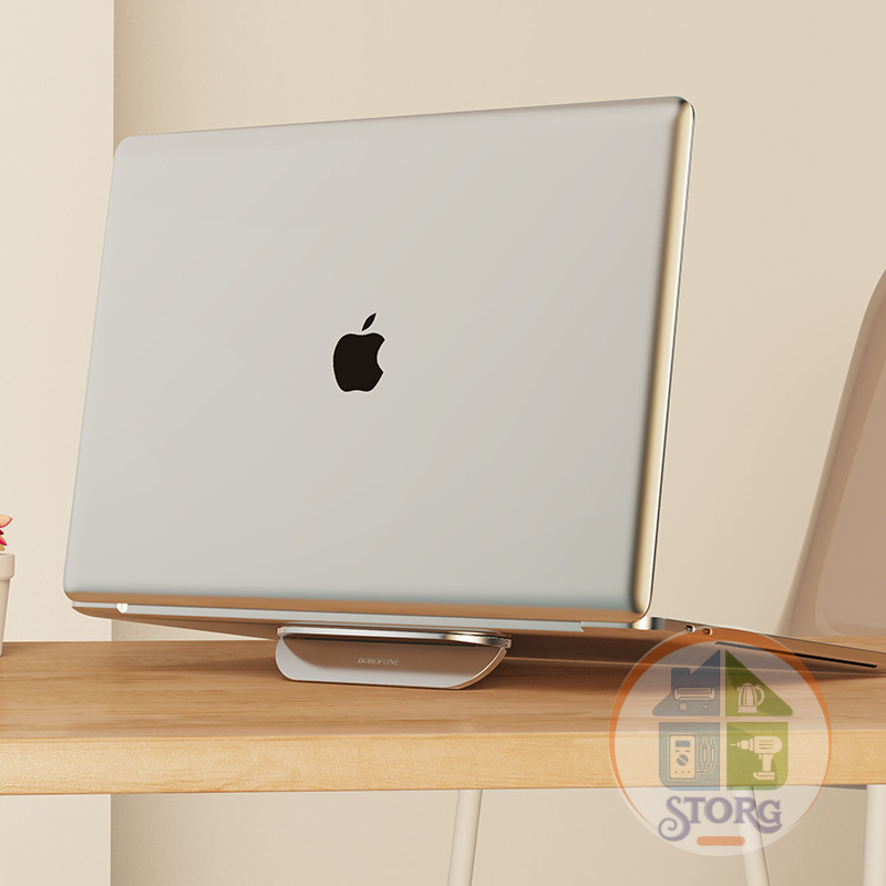 Подставка-держатель для ноутбука BOROFONE BH46 Metal folding portable notebook stand (silver)