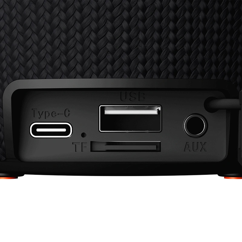 Портативная Bluetooth колонка URAL Молния Огонь черный/оранжевый 35W Портативная Bluetooth колонка URAL Молния Огонь черный/оранжевый 35W