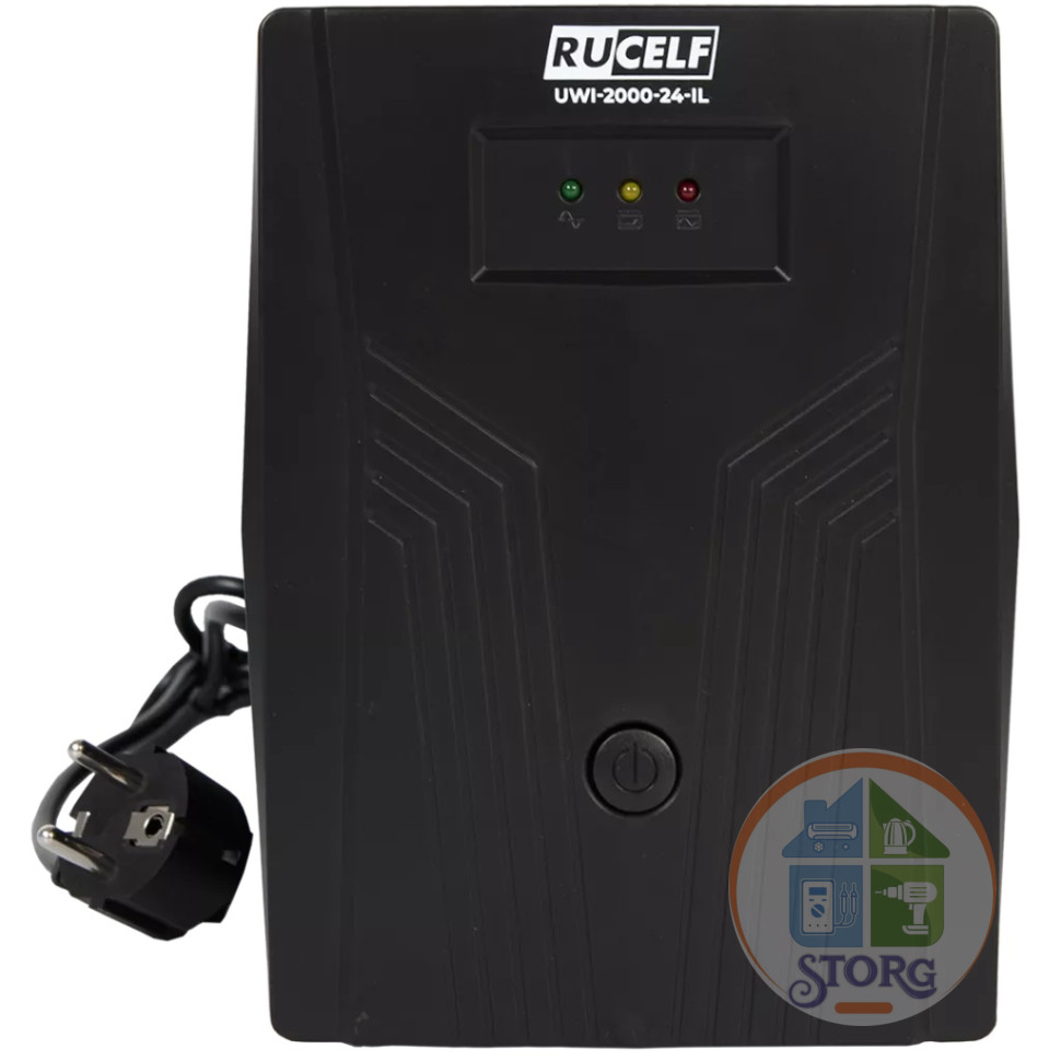 Источник бесперебойного питания RUCELF UWI-2000-24-IL (2000ВА, 162-295В, 12 мес гарантия)
