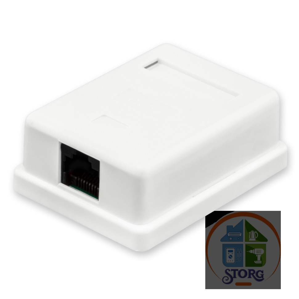 Розетка Logicpower (LP-212) 1-порт. RJ-45, кат.5e UTP