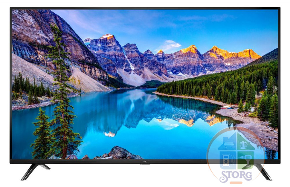 40" Телевизор TCL LED40D3000 чёрный 1920x1080, Full HD, 50 Гц, DVB-T2, DVB-C, HDMI, USB