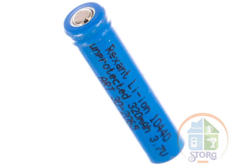 Аккумулятор Rexant Li-ion 10440 unprotected 320 mAH