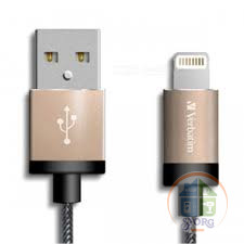 USB кабель Lightning в оплётке 30cm (gold)