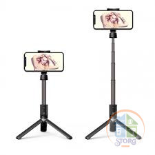 Селфи палка Монопод Bluetooth Hoco K11 wireless selfie tripod 68см (black)
