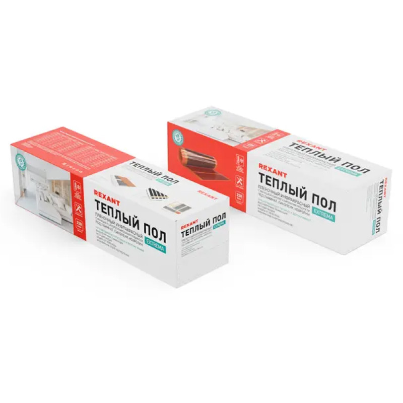 Саморегулирующийся пленочный теплый пол REXANT Extrema 220 5м, 0,5х10м, 1100Вт
