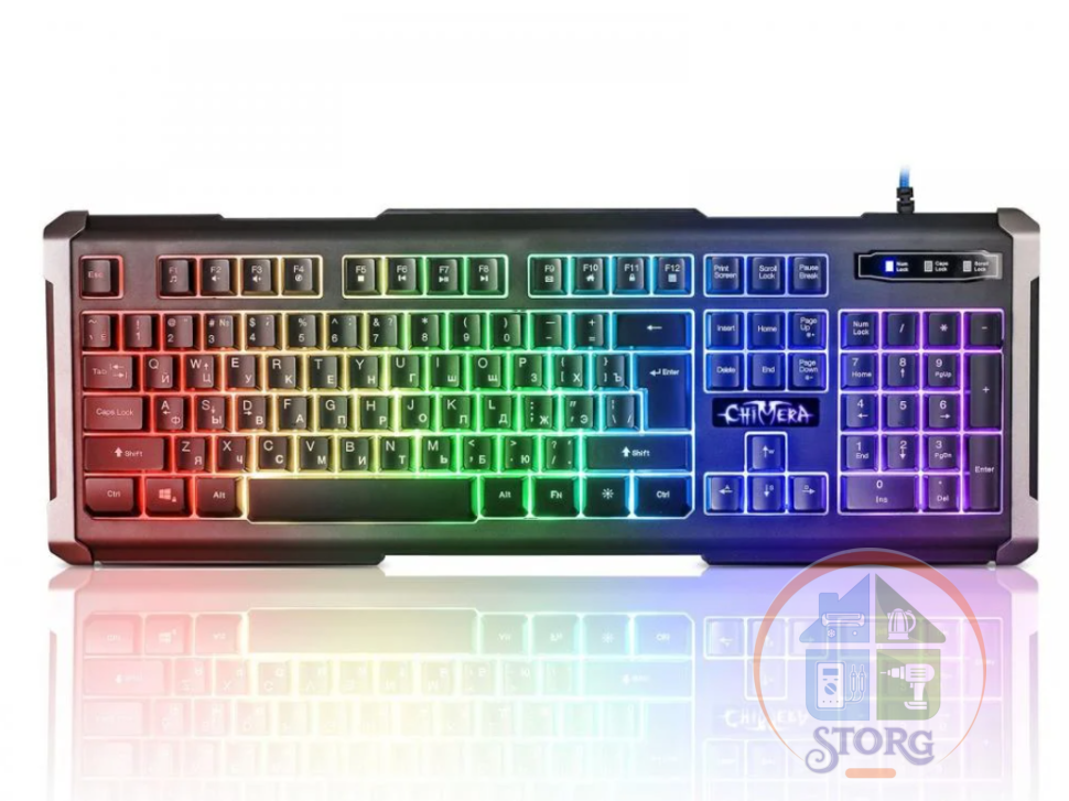 Проводная игровая клавиатура DEFENDER Chimera GK-280DL RU,RGB