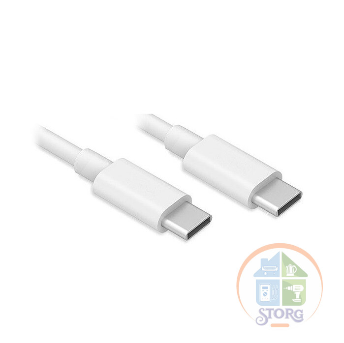 USB кабель BOROFONE BX19 Double-speed 60W charging data cable Type-C to Type-C(L=1M) (white)