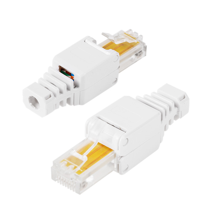 Разъем сетевой REXANT LAN на кабель, штекер 8Р8С (Rj-45), быстрозажимной, (1шт.)