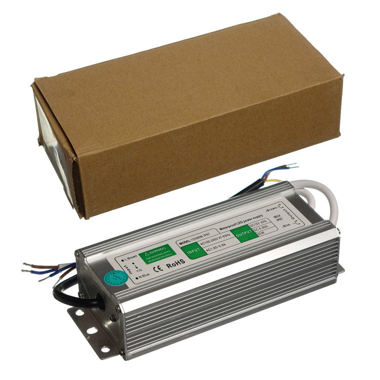 Блок питания импульстный герметичный S-TORG IP67 LP-1280 12V 6,6A  80W