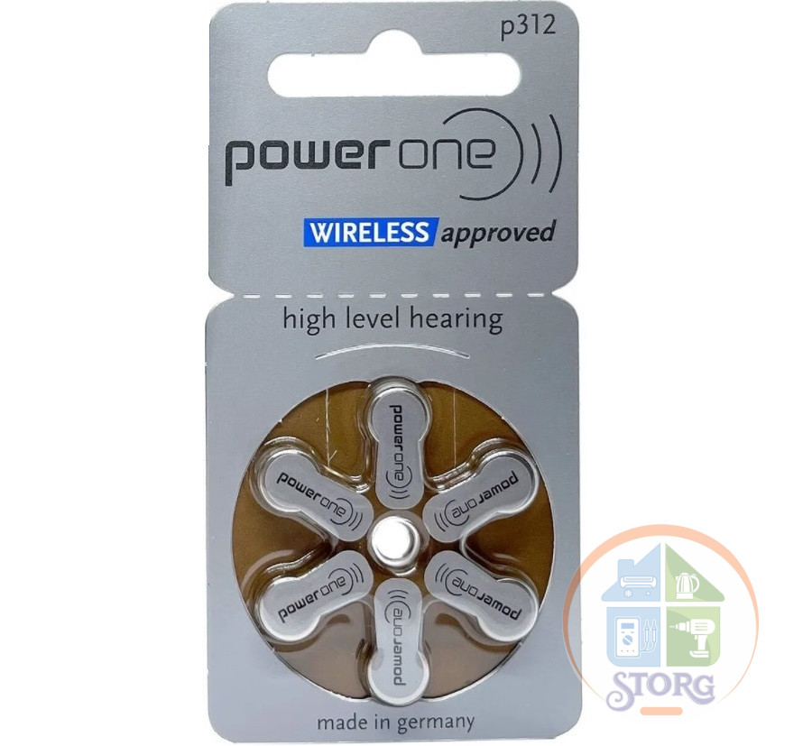 Элемент питания VARTA Power One ZA 312/6 bl