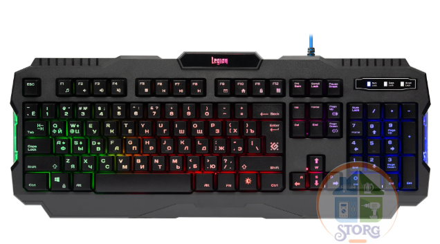 Проводная игровая клавиатура DEFENDER Legion GK-010DL RU,RGB