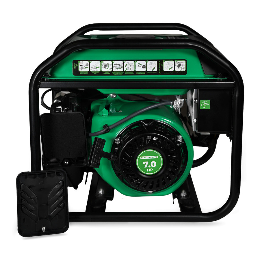 Генератор бензиновый инверторный ELECTROLITE EL4500I, 3.3/3.8 кВт, чистый синус, 4-х тактный