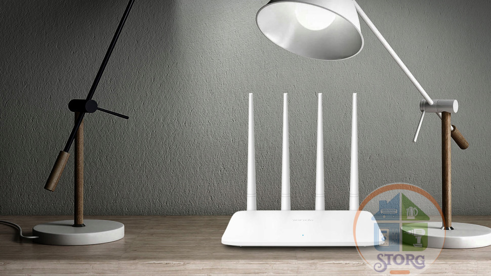 Wi-Fi Роутер TENDA F6 ( 2.4 ГГц 300 Мбит/с, 3х100Мбит/с) F6