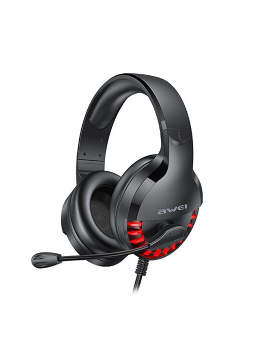 Наушники полноразмерные игровые Awei ES-770i (black) с микрофоном