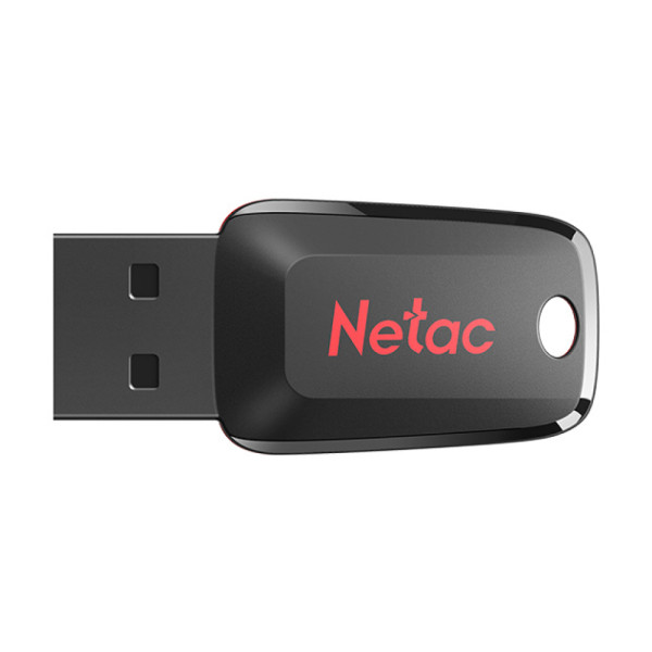 USB флеш-накопитель USB Netac (NT03U197N-032G-20BK) 32GB, U197, USB 2.0, R/W 25/10, Черный/красный