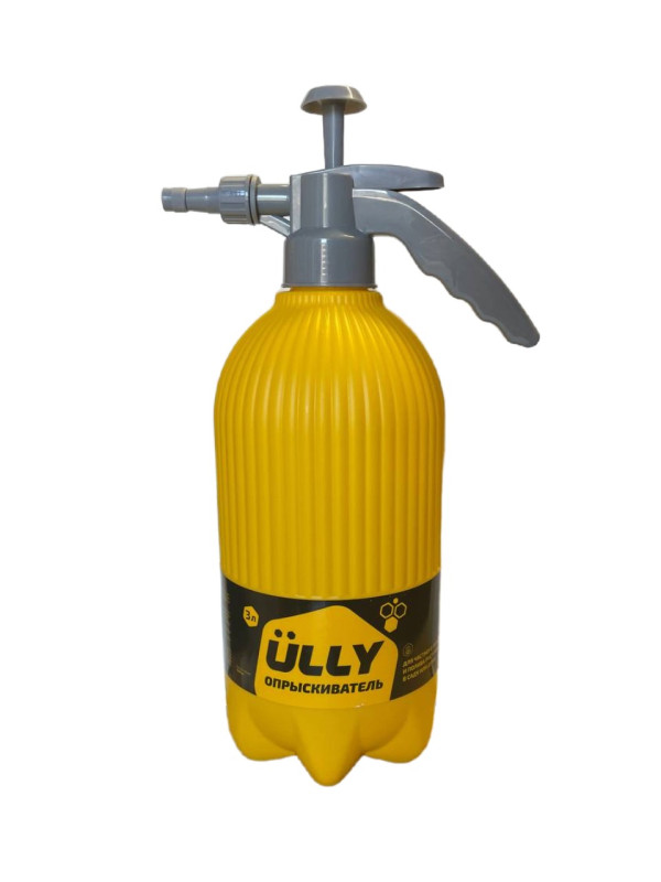 Опрыскиватель помповый ULLY 3 л рифленая колба (сделанно в России)