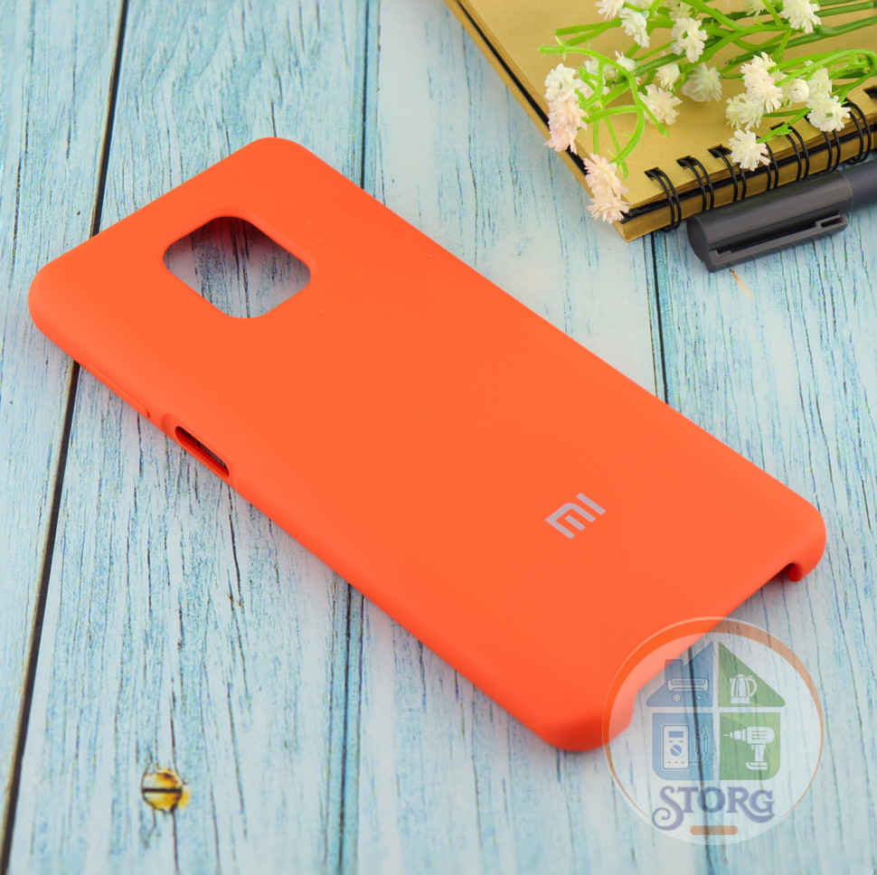 Чехол Silicone case для Xiaomi Redmi Note 9 Pro/note 9S/note 9 Pro Max абрикос (2)