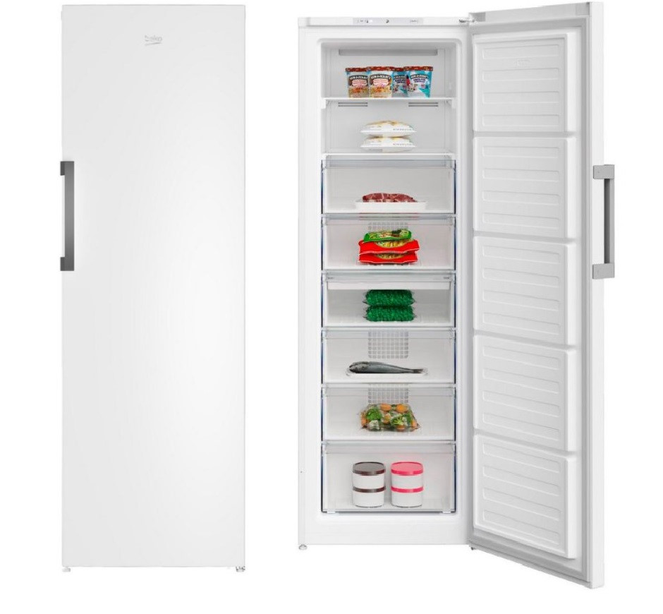 Морозильная камера Beko B1RFNK312W, Белый, 312л, NoFrost, 185х59,5х65