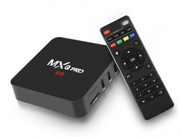 Андроид ТВ приставка SMART TV BOX MXQ Pro 4K ОЗУ/ПЗУ: 1Gb/8Gb (Гр.90дн.)
