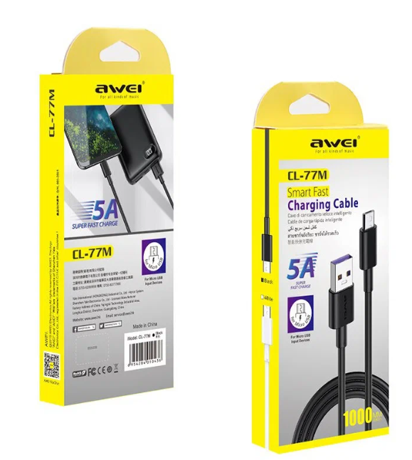 USB Кабель Awei CL-94 micro usb (pink)