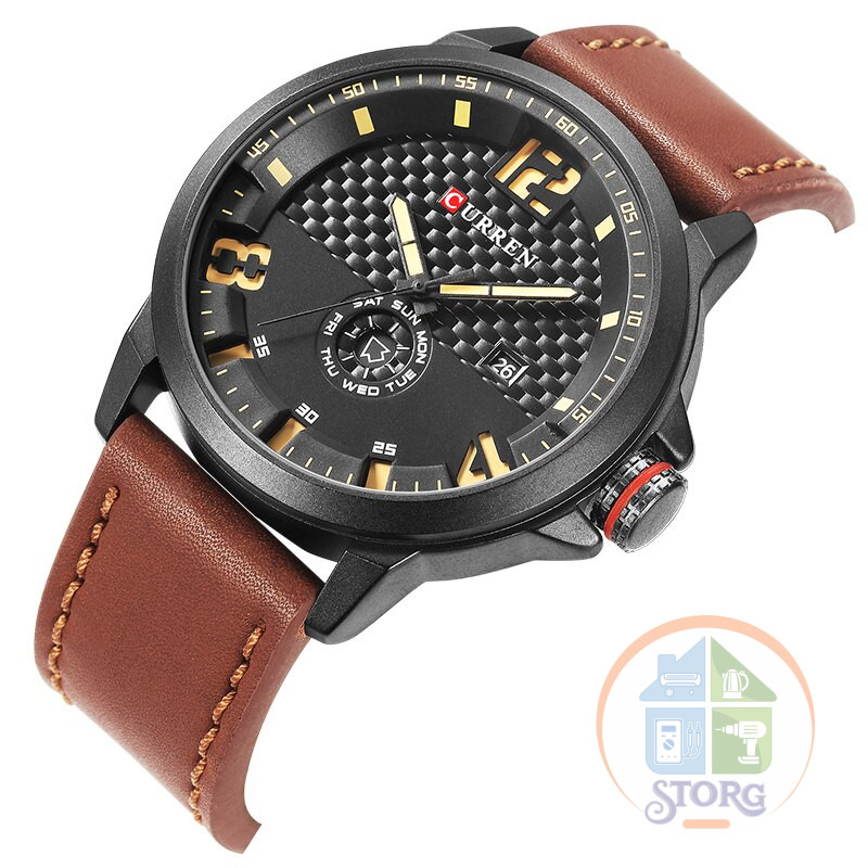 Часы кварцевые CURREN 8253 (black) Premium 100% качество