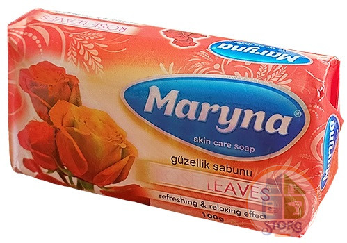 Туалетное мыло MARYNA РОЗА БЛИСТЕР 100г (*3*20) (Турция)