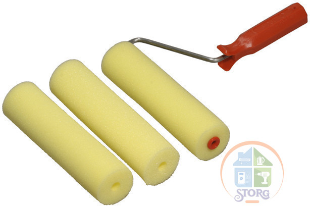 Набор поролоновых валиков на 180мм (БЛИСТЕР)в комплекте валик+2 запаски"УДАРНИК"/12,шт