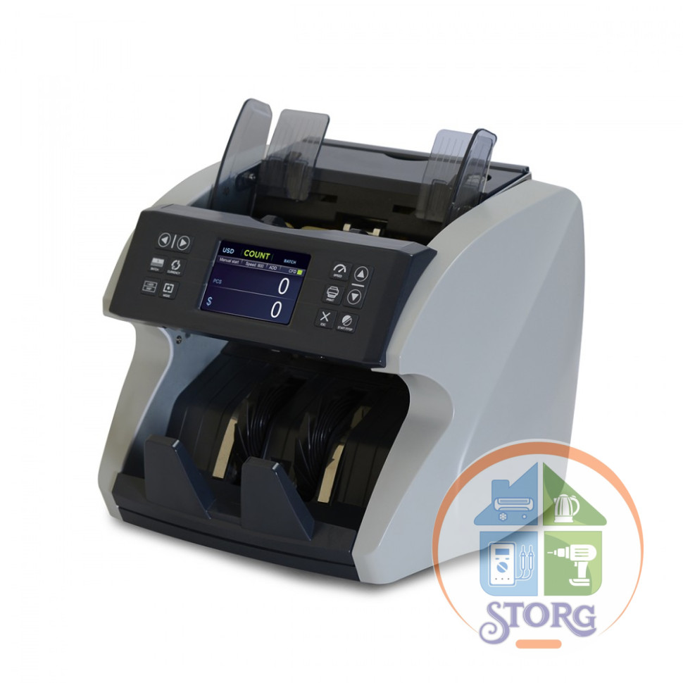 Мультивалютный счетчик банкнот Mertech C-100 CIS (7 типов детекций: CIS, UV, SD, RGB, DD, SP, IR;Режим суммирования по номиналам, сортировки и фасовки денег;Подсчет с определением номиналов) ХИТ!!100 % качество!