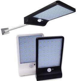 Прожектор светодиодный Solar Motion, солнечный, плоский с мет.трубкой 36 LED (день ночь,датч.движения)