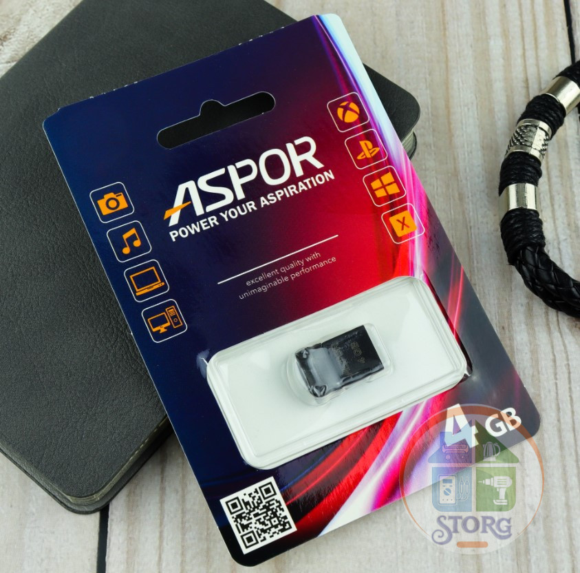 Flash Drive 4G USB  2.0 Aspor PK_TG120 нано