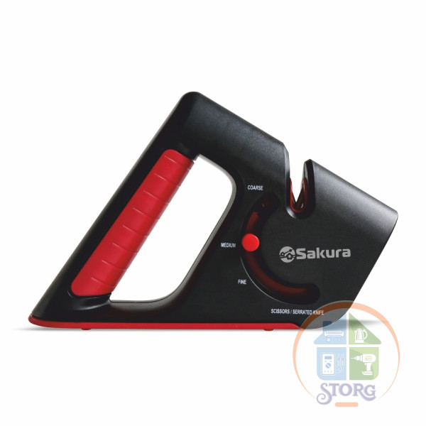 Ножеточка SAKURA SA-6657BK (4 слота для заточки : подготовка, заточка, полировка, шлифовка)