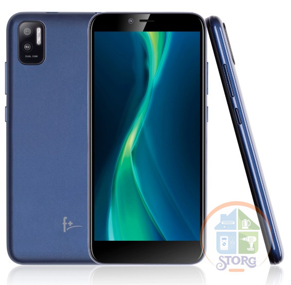 Смартфон F+ SA55 2/16GB Blue (Камера 5 + 0.3 Мп; Аккумулятор 2400 мА/ч)