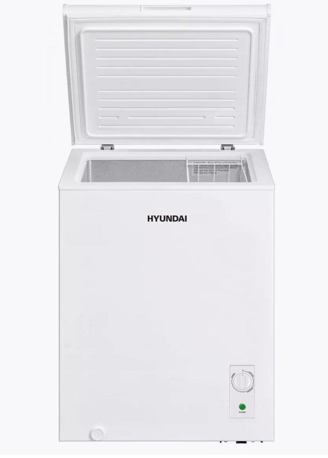 Морозильный ларь Hyundai CH1505, белый, 142л
