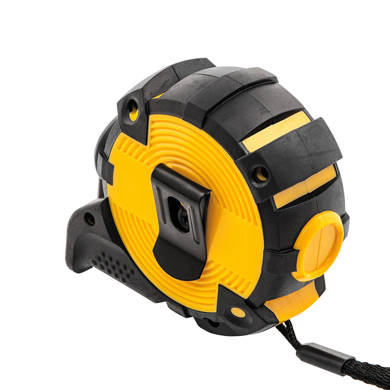 Рулетка Denzel 5м х 19мм, автоматич. фиксац., нейлон. покрытие, магнит. зацеп, двухстор. разметка