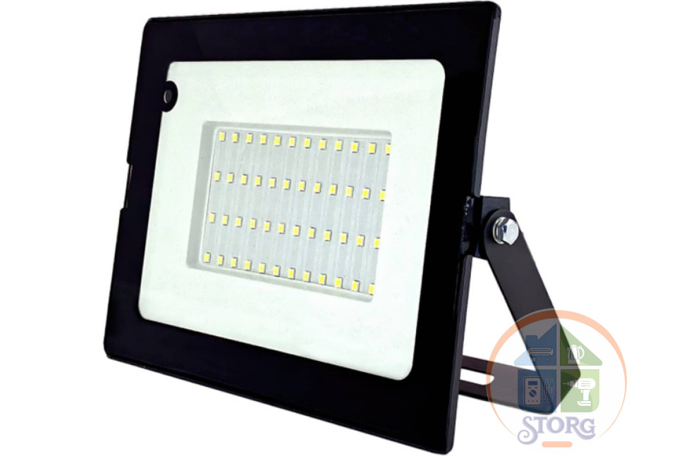 Прожектор GLANZEN FAD-0005-50-SL, 50 Вт, 220 В, 6500 К, 4000 Лм