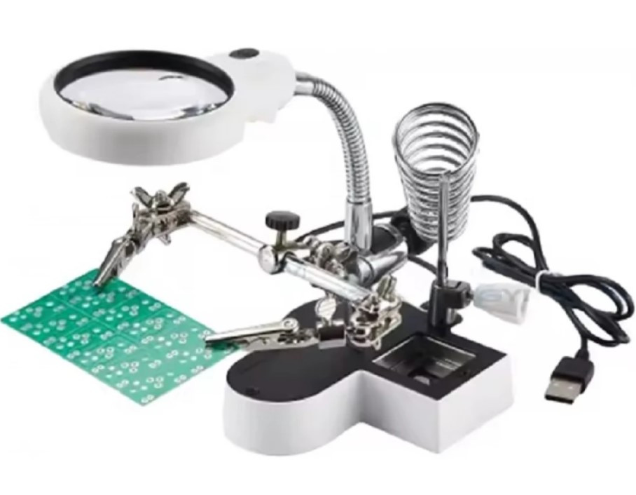 Лупа настольная с подсветкой MG-16126-AC1 (4.5x11x)