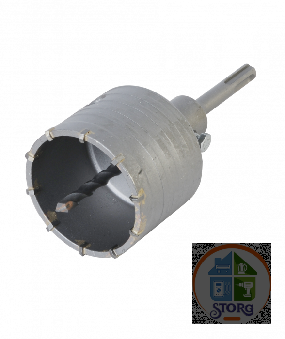 Коронка кольцевая 73 мм, BK8, с центр. cверлом, хвостовик SDS+ , Sturm! 9018-SDS-HD73